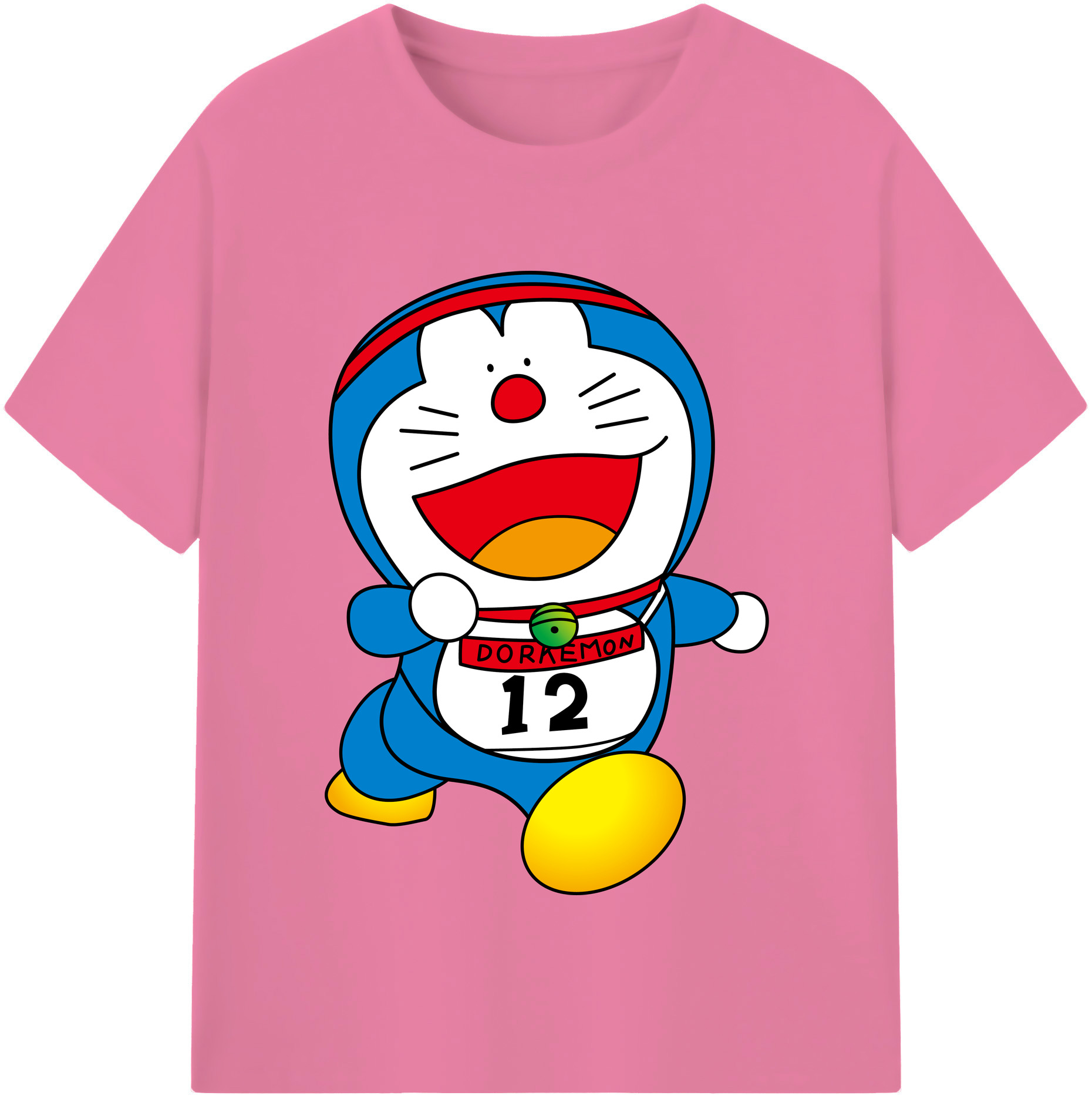 （画像用） ドラえもん Doraemon 綿100％半袖Tシャツ（フロントプリント）